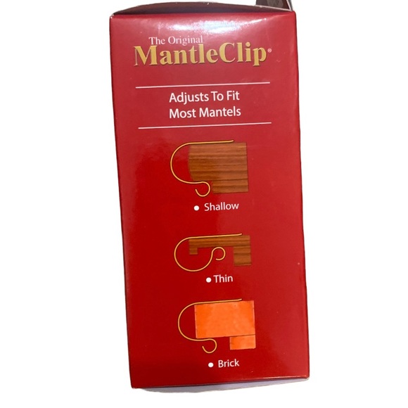 Set of 4 Mantleclip Stocking Holders - New in Box - Picture 3 of 3